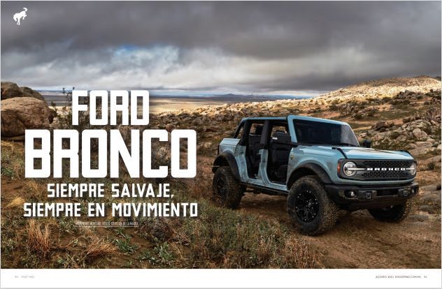 Ford Bronco: Siempre salvaje, siempre en movimiento