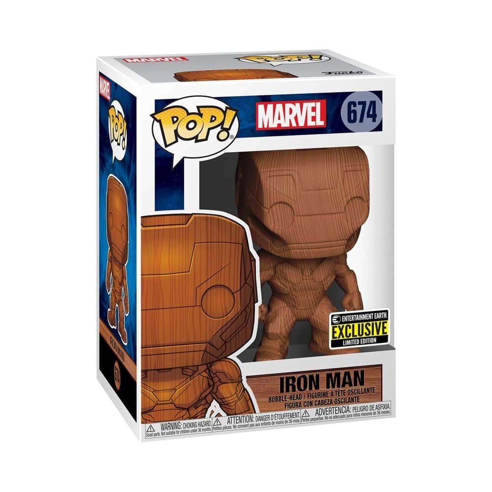 Iron Man estrena armadura de madera Iron Man estrena armadura de madera