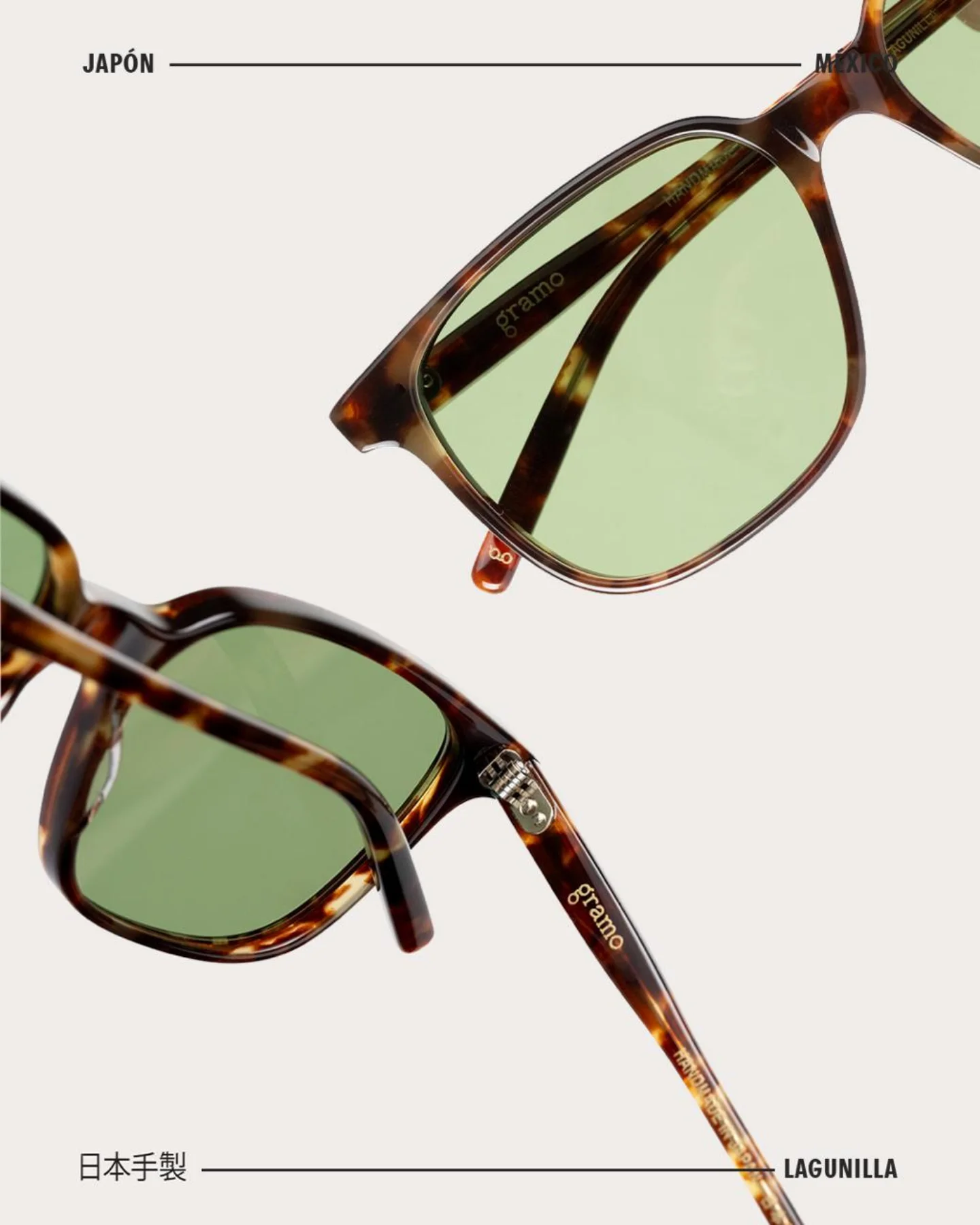 Gramo: Lentes con diseño japonés