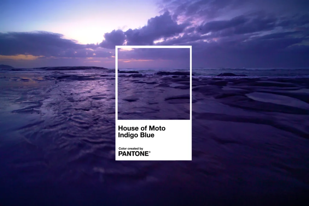 House of Moto Indigo: Nuevo color exclusivo desarrollado junto a Pantone