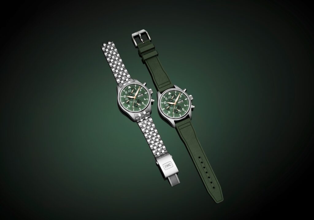 IWC Schaffhausen Pilot's Watch Cronógrafo estrena una esfera verde oliva