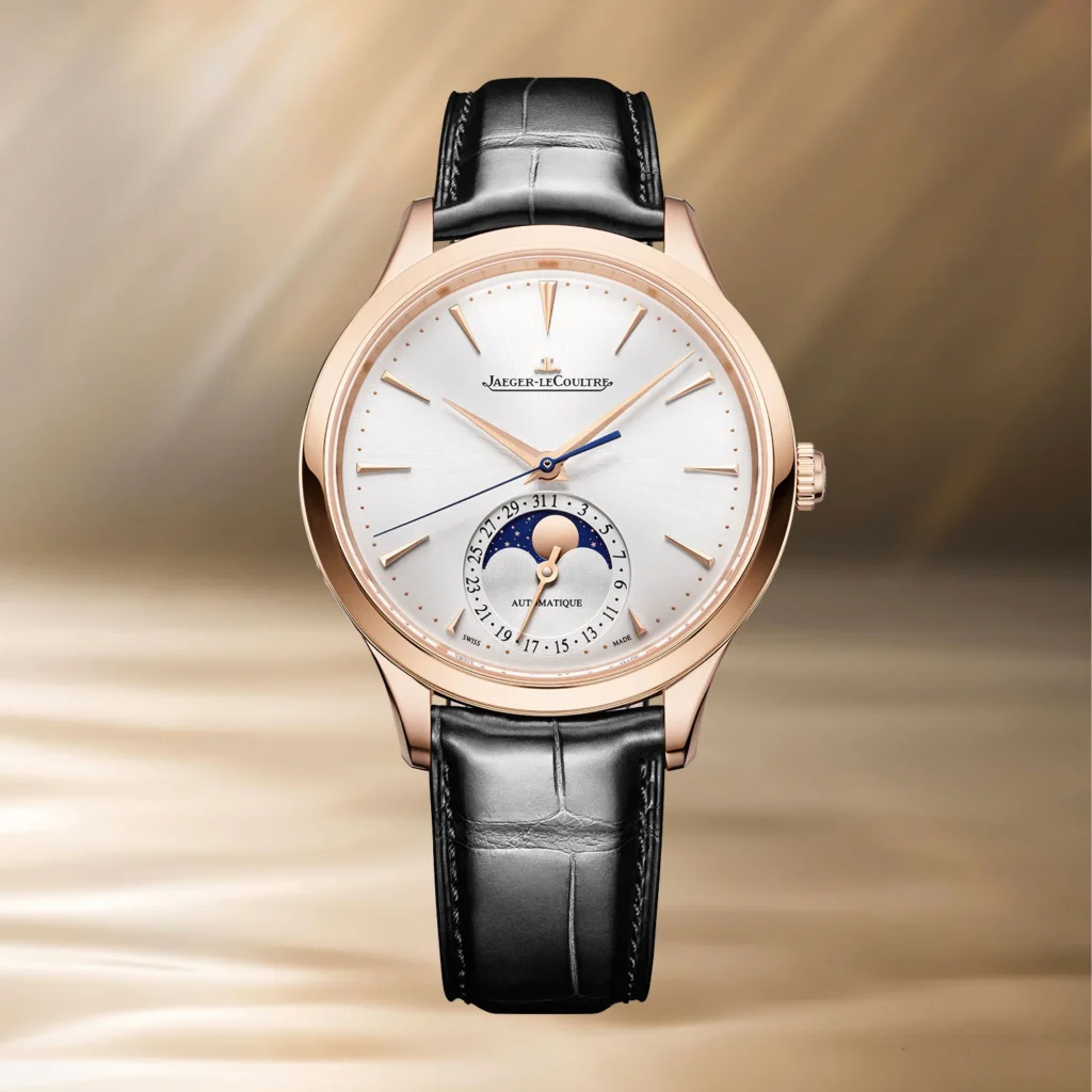 Master Ultra Thin Moon en oro rosa: Diseño sofisticado y proporciones refinadas