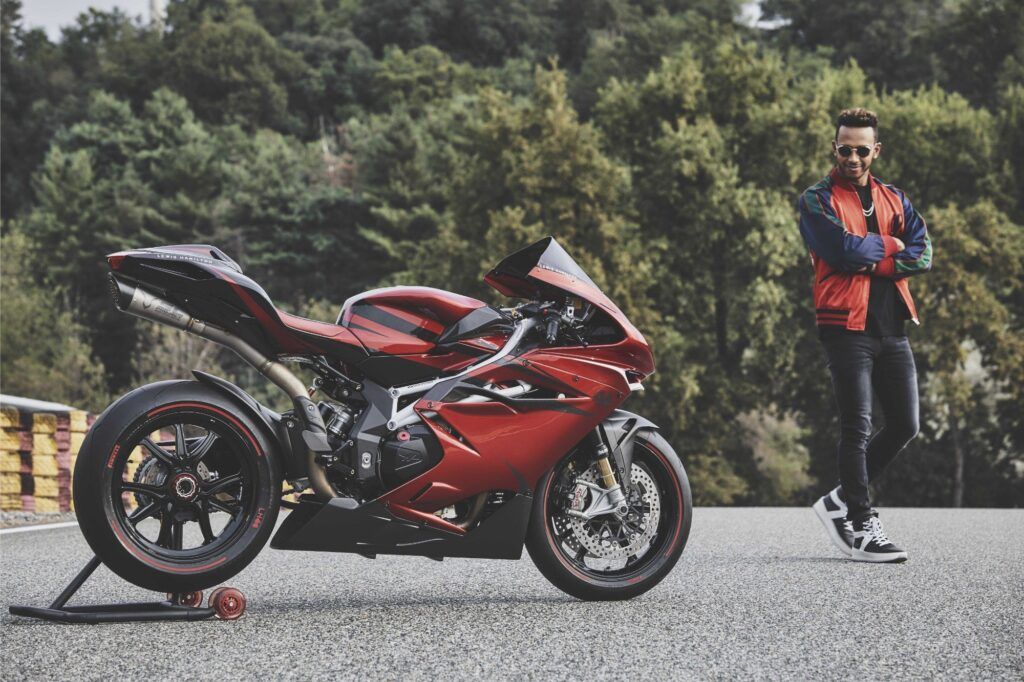 MV Agusta F4 LH44 x Lewis Hamilton Diseño y velocidad