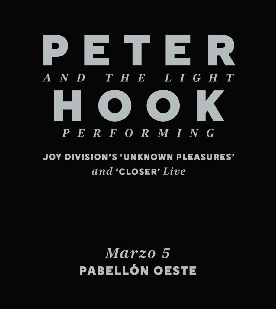 Peter Hook & The Light visita México para interpretar Joy Division