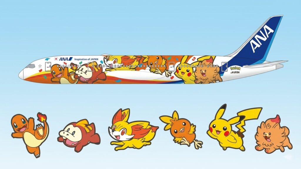 Pokémon celebra su 30° aniversario con All Nippon Airways