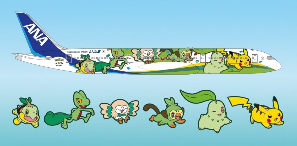 Pokémon celebra su 30° aniversario con All Nippon Airways