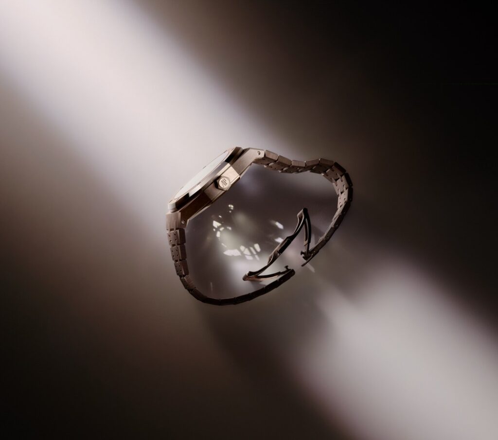 Royal Oak Tourbillon Volante Automático Esqueleto en Oro Arena