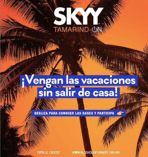 SKYY Tamarind-ON te trae el mood playero sin salir de casa