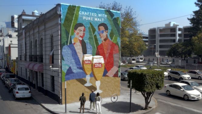 El sabor de Stella Artois se convierte en una obra maestra