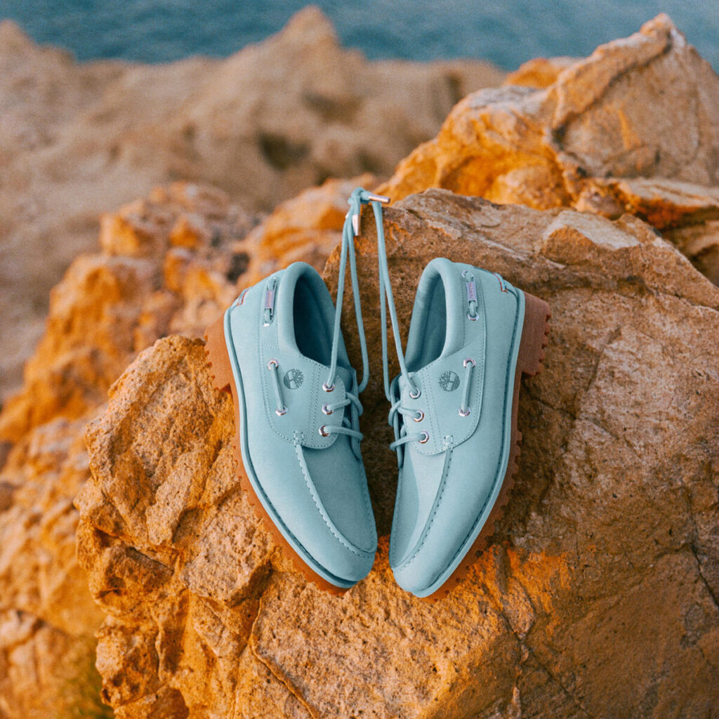 Timberland × Jacquemus: Reinterpretando un clásico en tono azul laguna