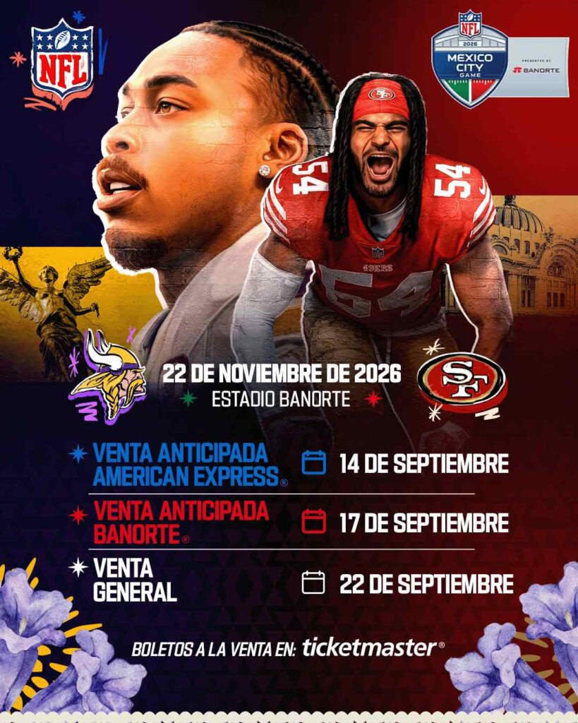 Todo sobre el NFL Mexico City Game 2026