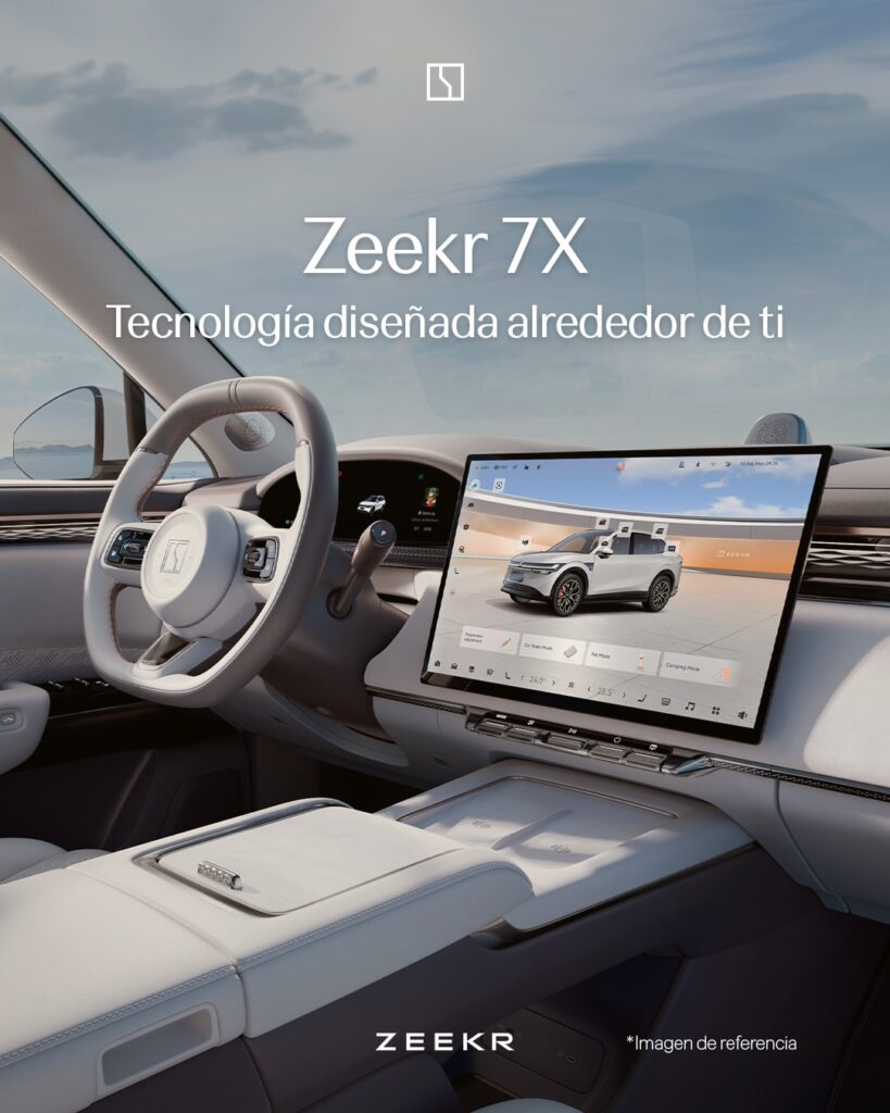 Zeekr 7X: Experiencia que evoluciona con el tiempo