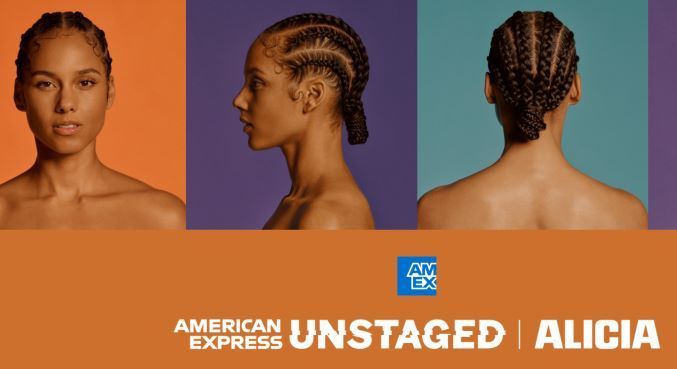 Alicia Keys en concierto por American Express UNSTAGED