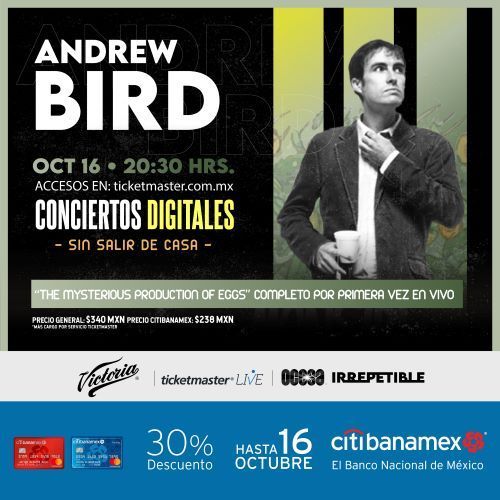 Andrew Bird presentará “The Mysterious Production of Eggs” en vivo