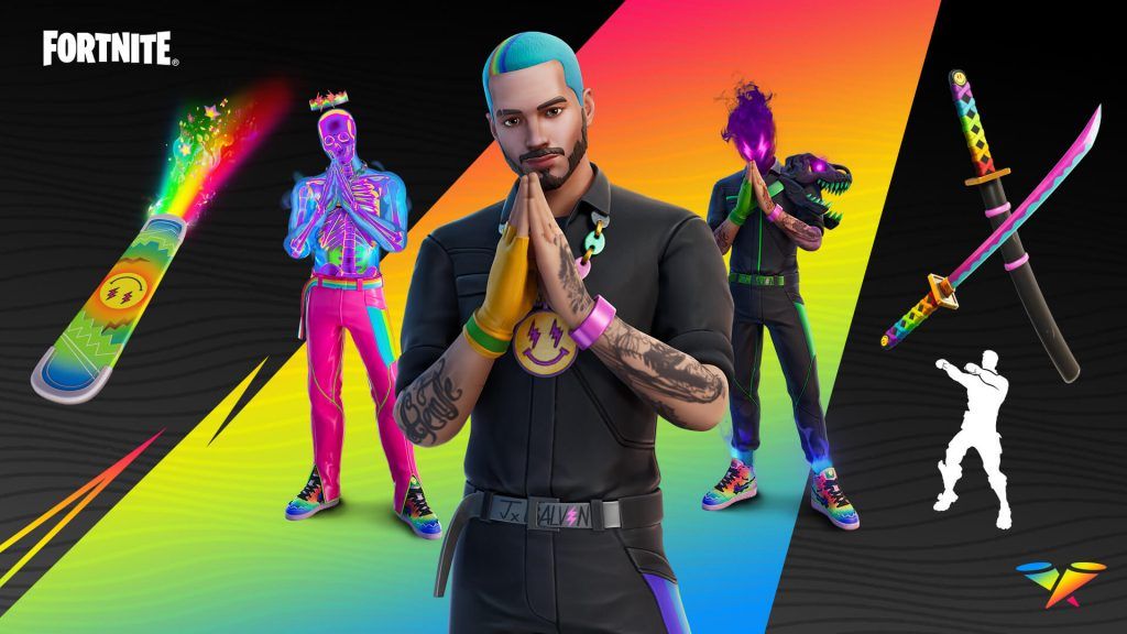 J Balvin se une a la fiesta en Fortnite