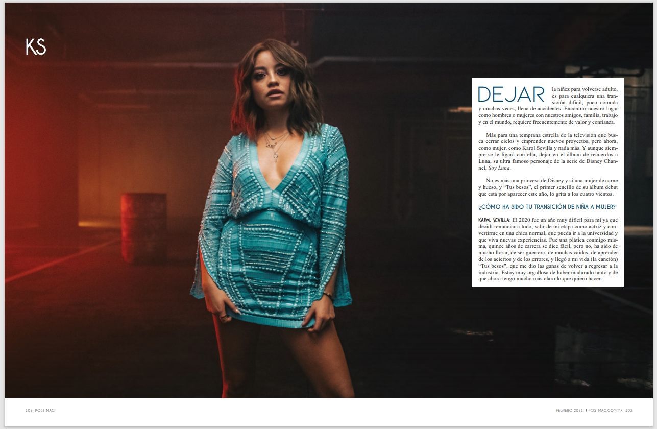 Karol Sevilla: Dejando la zapatilla de cristal por tus besos