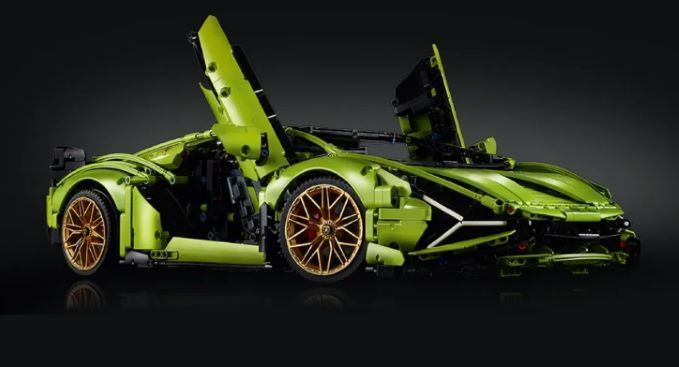 Disfruta del imponente aspecto del LEGO Lamborghini Sián FKP 37
