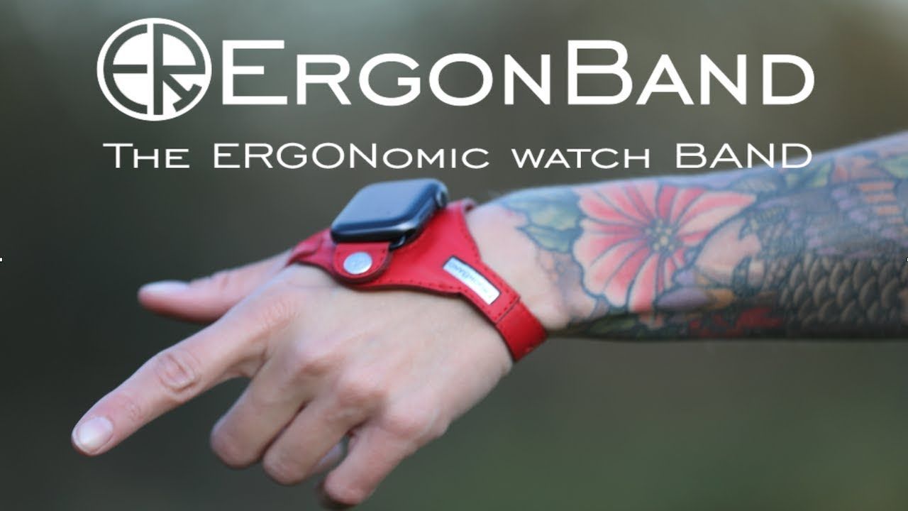 ErgonBand está fabricada con cuero hecha completamente a mano y es lavable.