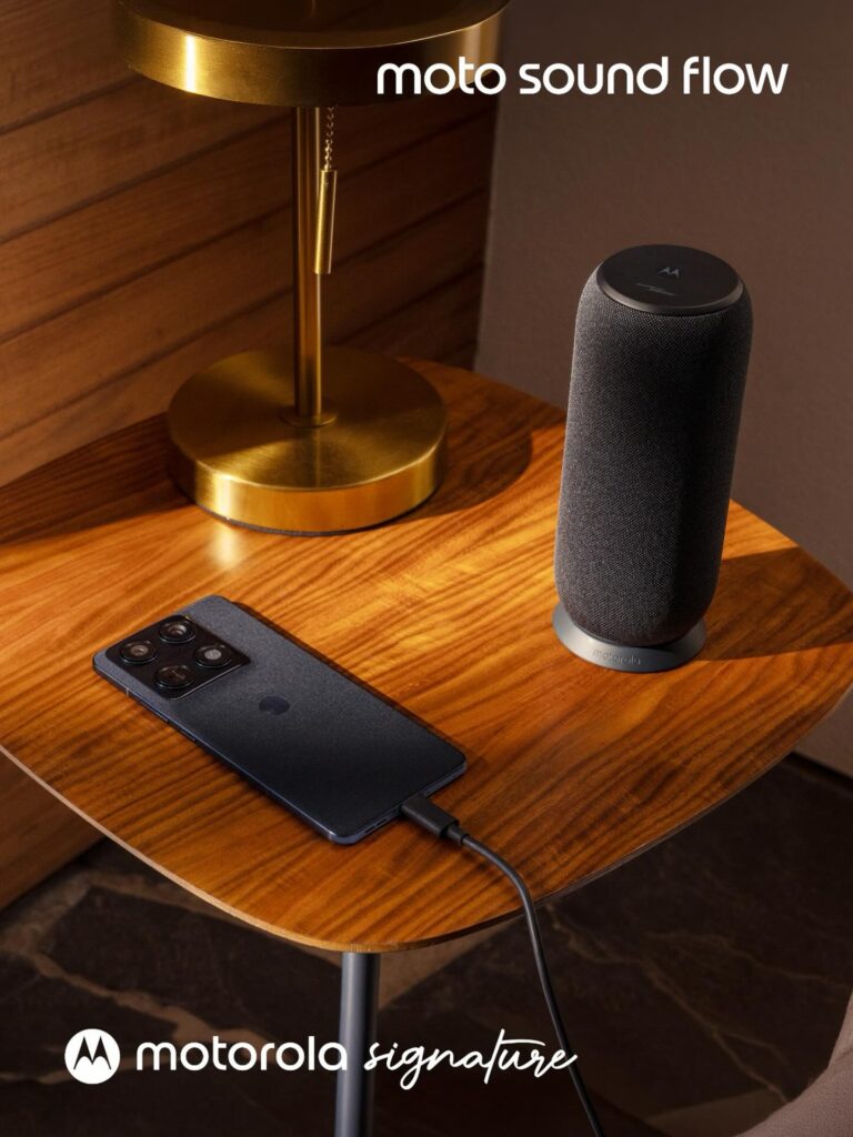moto sound Flow, sound by Bose: El primer altavoz inteligente de Motorola