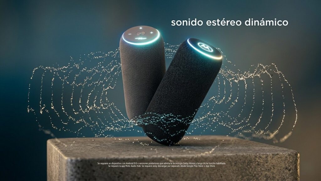 moto sound Flow, sound by Bose El primer altavoz inteligente de Motorola 1