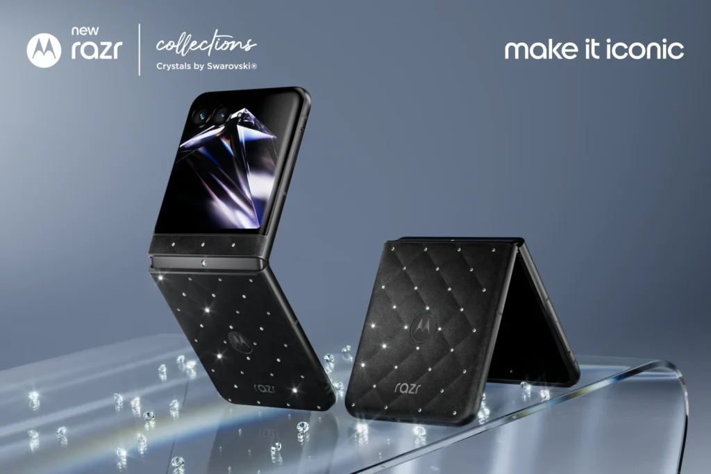 motorola razr 70 con Crystals by Swarovski: Diseñado para brillar