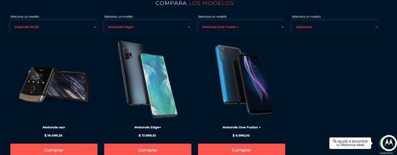 Hello moto: Motorola renueva su tienda online
