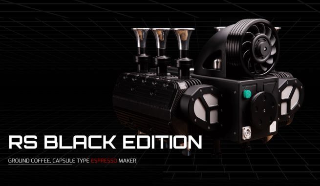 Porsche + café = Espresso Veloce RS Black Edition