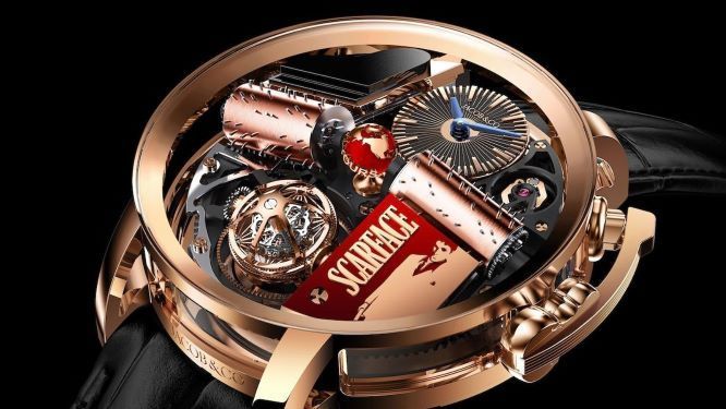 El nuevo reloj musical Opera Scarface tiene características especiales inspiradas en Tony Montana, el protagonista de la película.