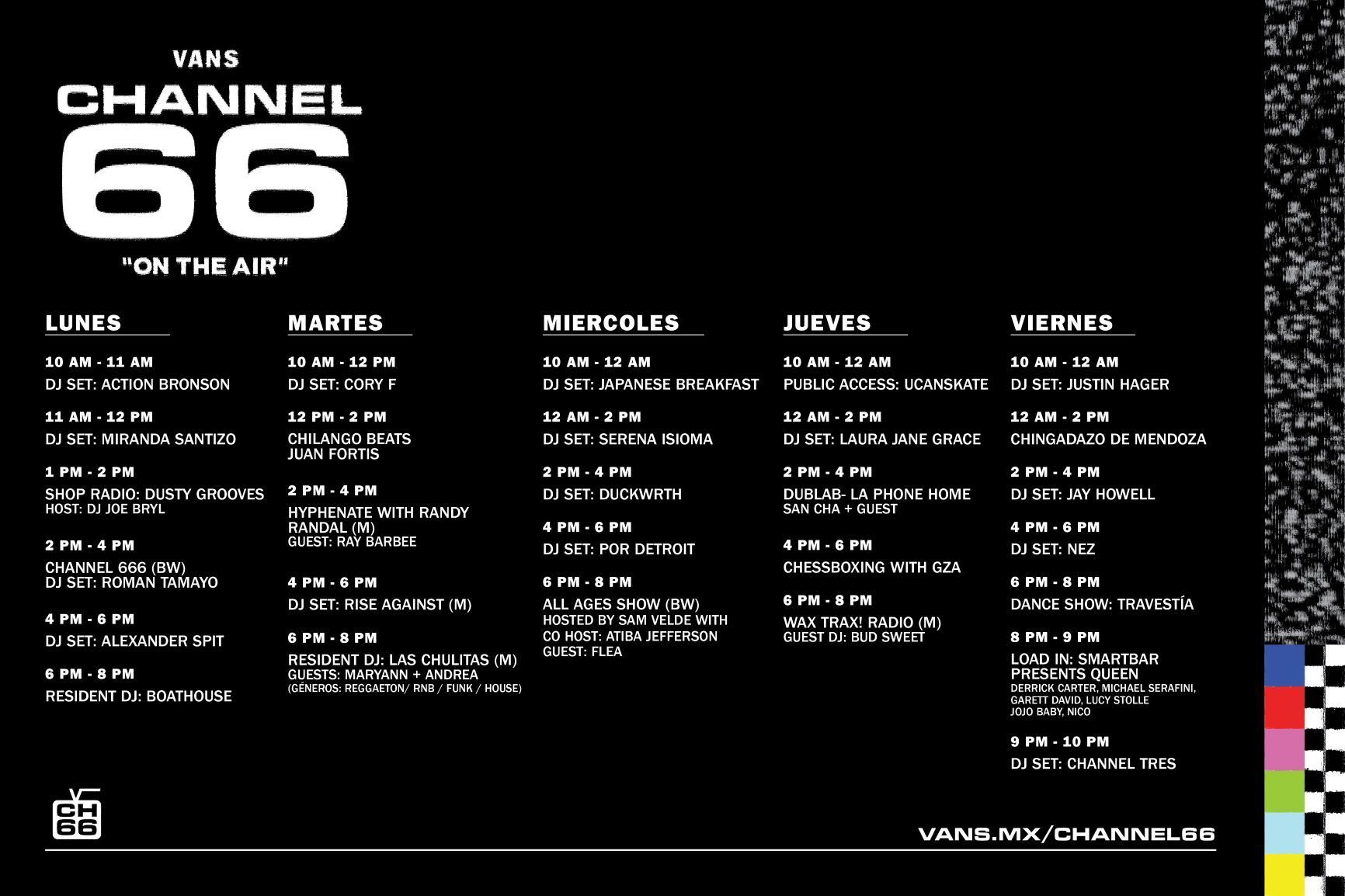 Vans lanza Channel 66 con programas online en vivo